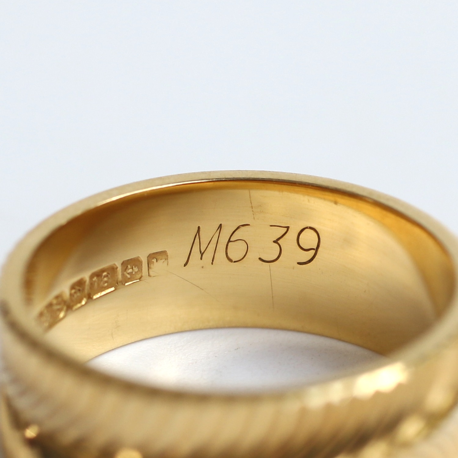 【1970s】18k Yellow Gold Wide Ring