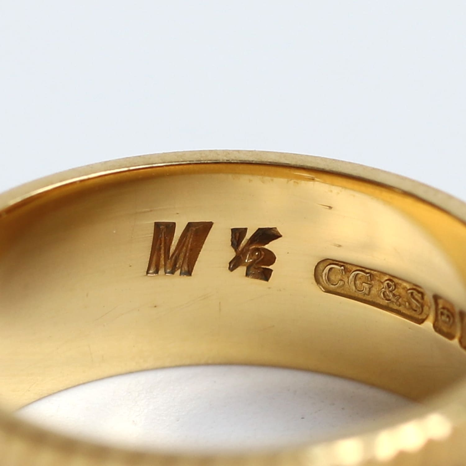 【1970s】18k Yellow Gold Wide Ring