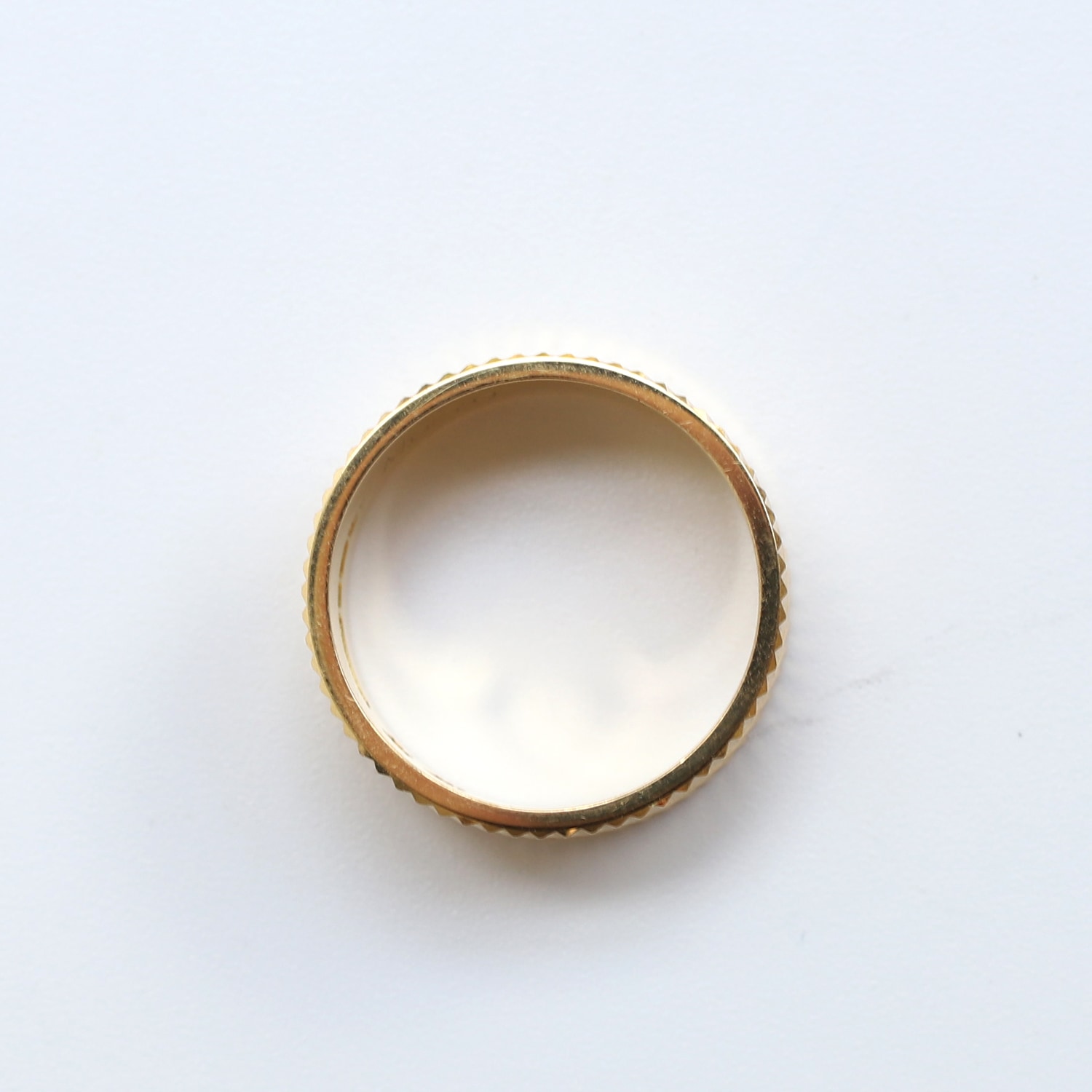 【1970s】18k Yellow Gold Wide Ring