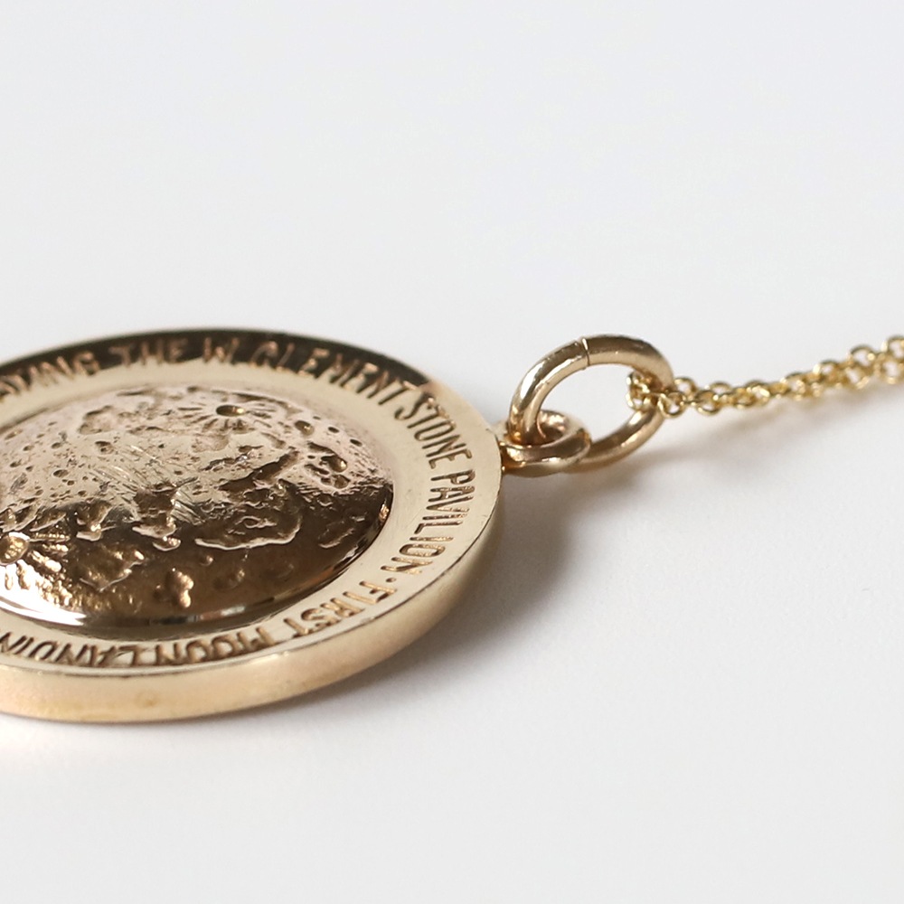 【1969】TIFFANY&Co.<br>14k Gold First Moon Landing Pendant Necklace
