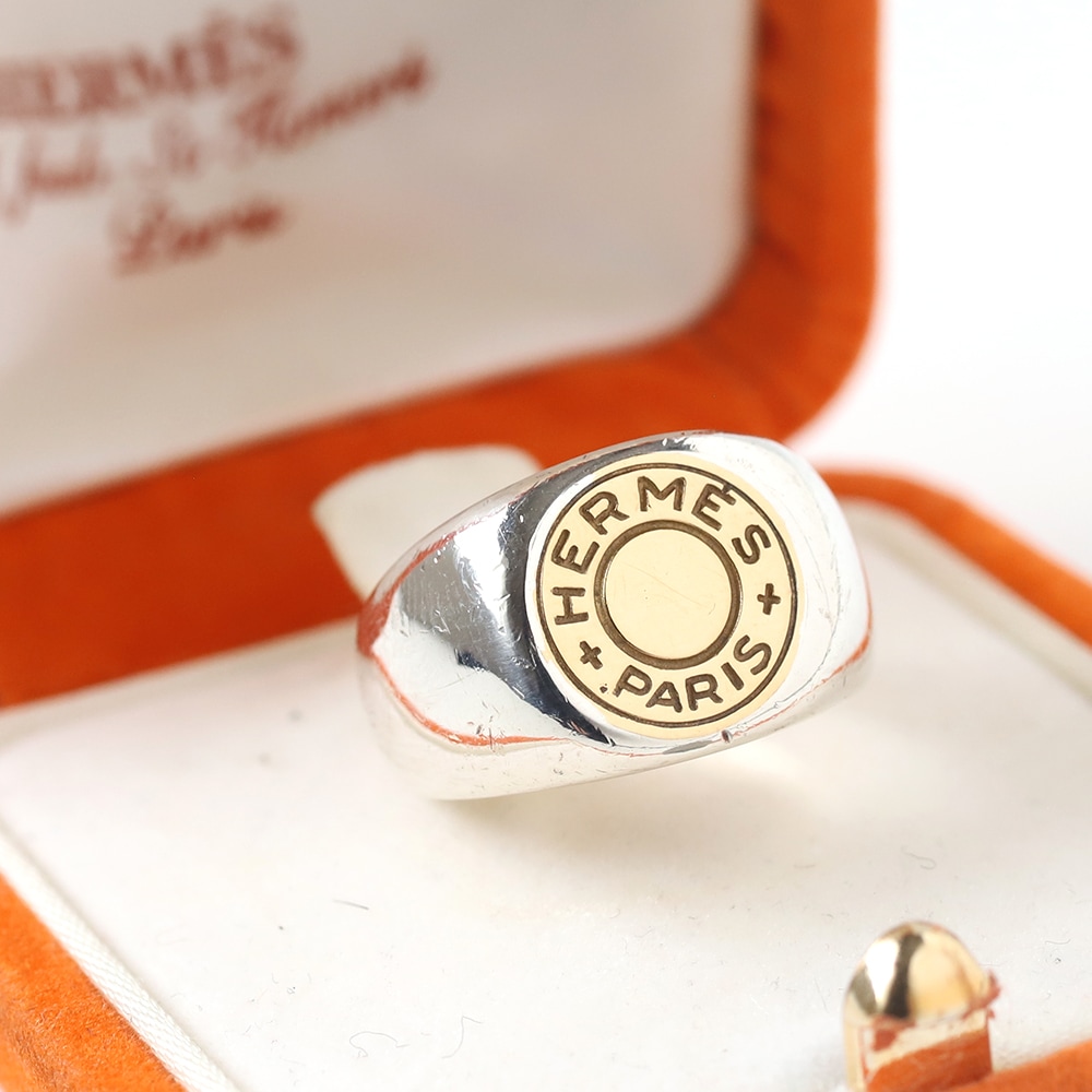 【VINTAGE】HERMES Sellier Ring