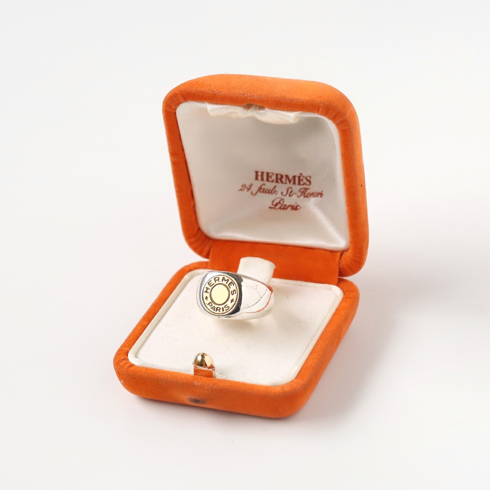 【VINTAGE】HERMES Sellier Ring