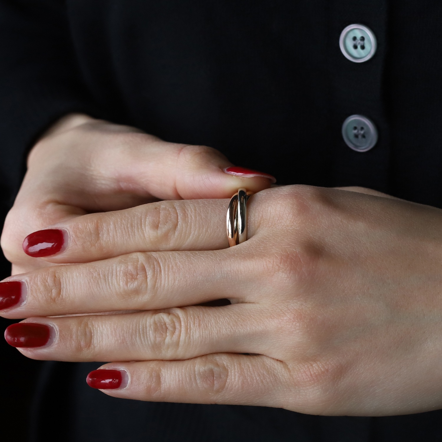 【VINTAGE】Cartier Trinity Ring 