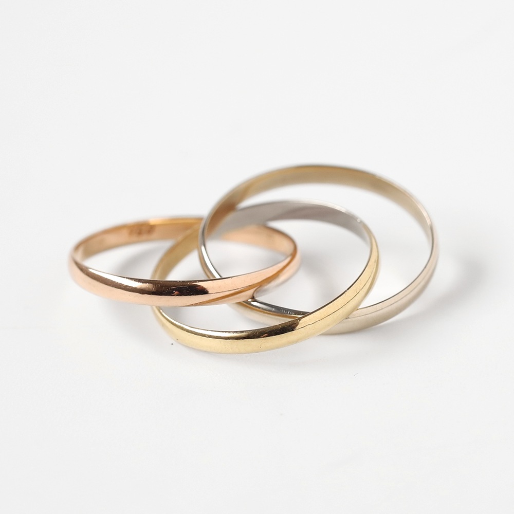 【VINTAGE】Cartier Trinity Ring 