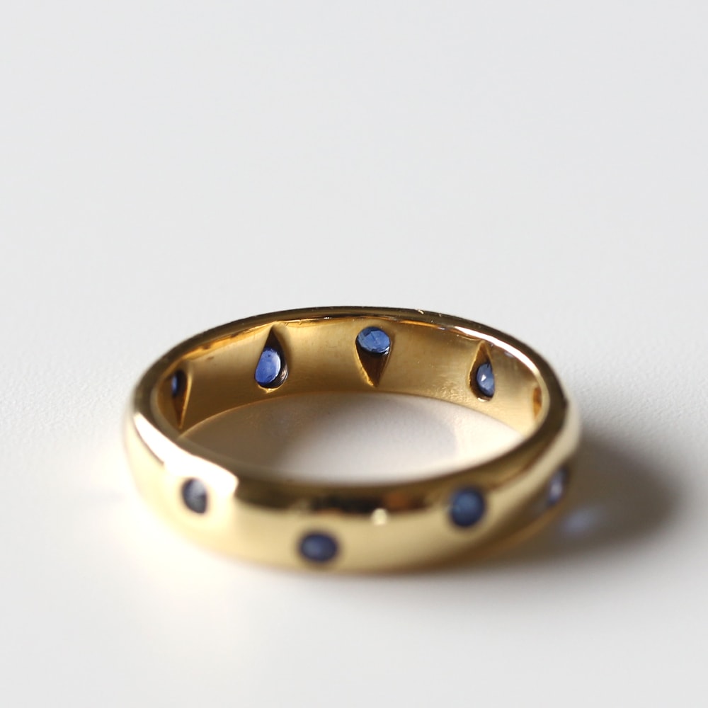 【OLD】TIFFANY&Co. Dots Sapphire Ring