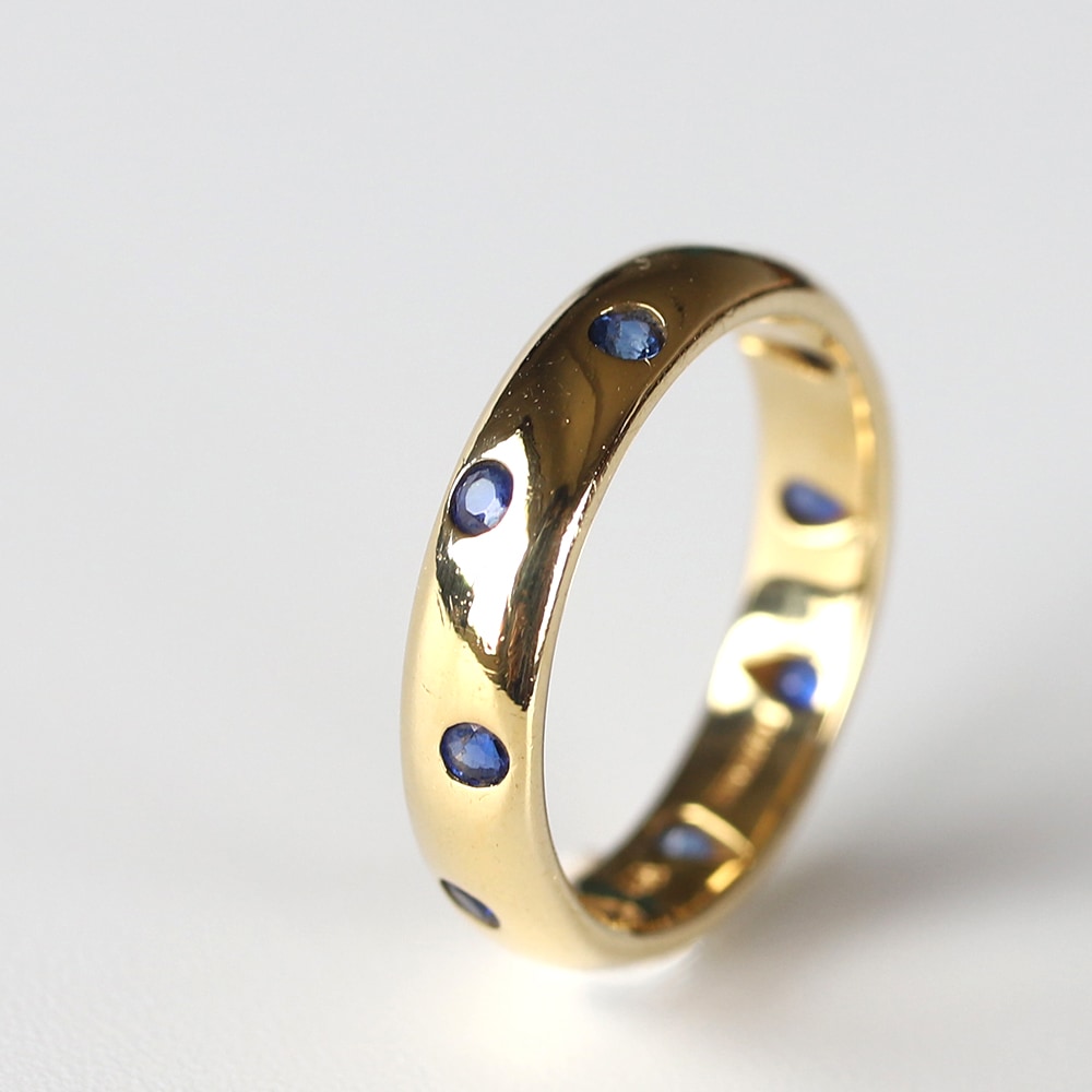 【OLD】TIFFANY&Co. Dots Sapphire Ring