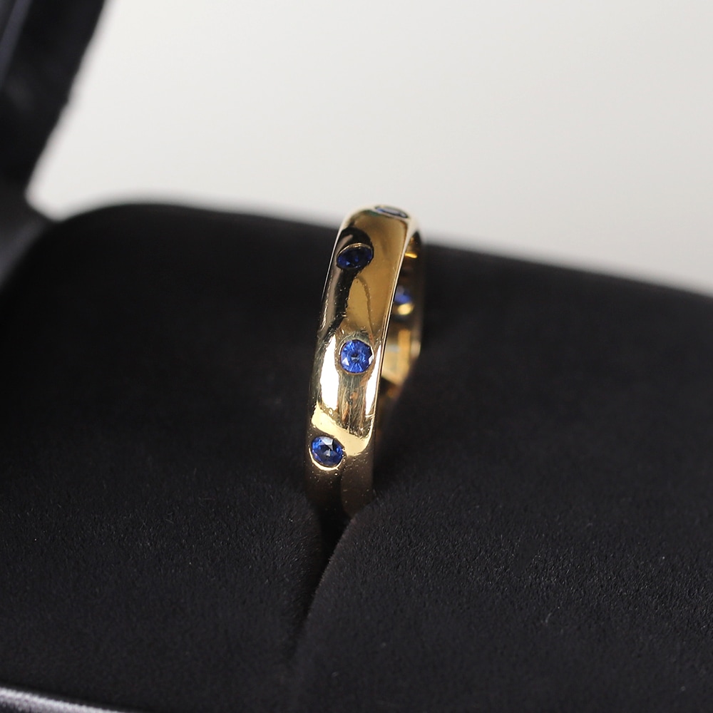 【OLD】TIFFANY&Co. Dots Sapphire Ring