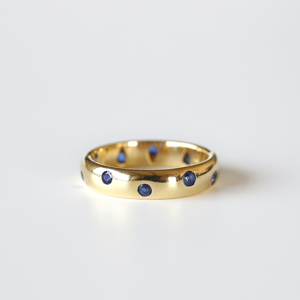 【OLD】TIFFANY&Co. Dots Sapphire Ring