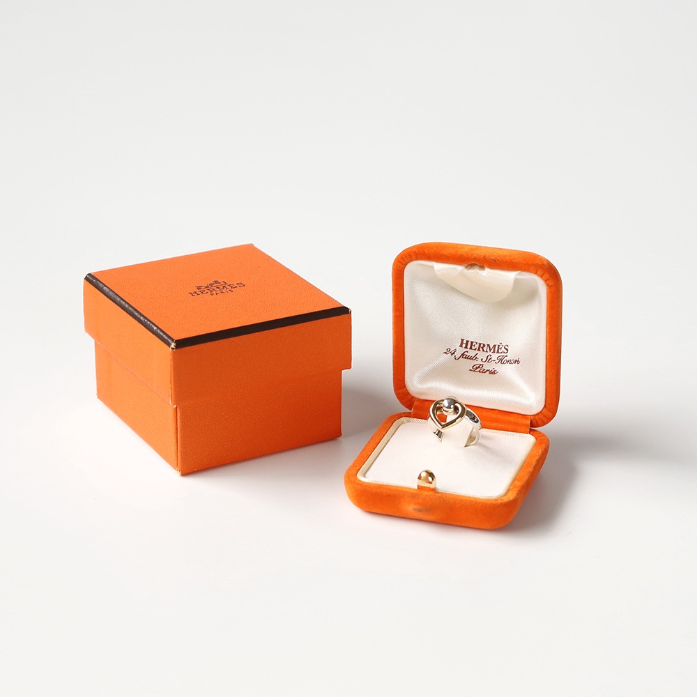 【VINTAGE】HERMES Heart Knock Ring