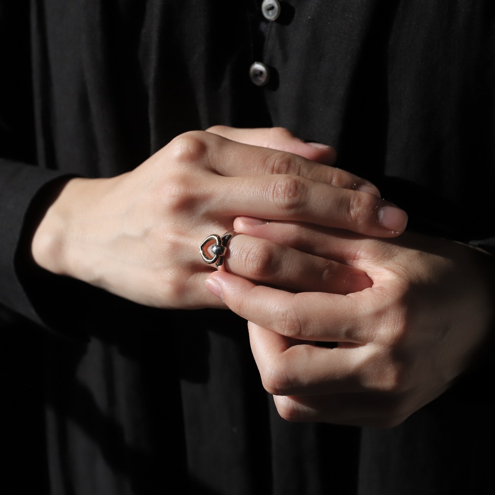 【VINTAGE】HERMES Heart Knock Ring