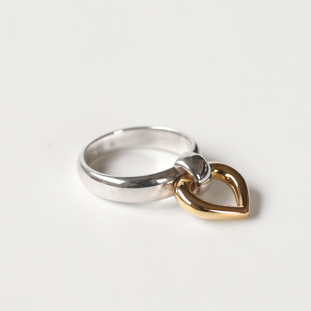 【VINTAGE】HERMES Heart Knock Ring