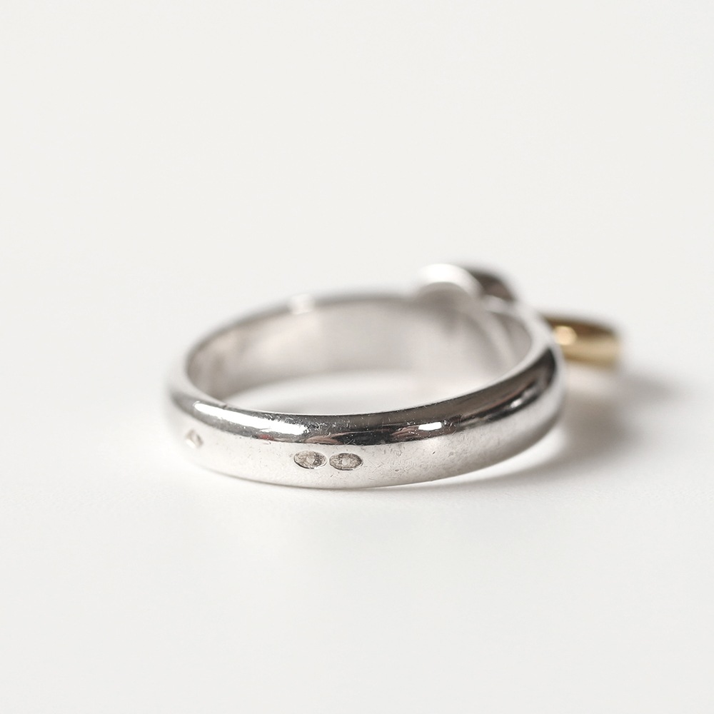 【VINTAGE】HERMES Heart Knock Ring
