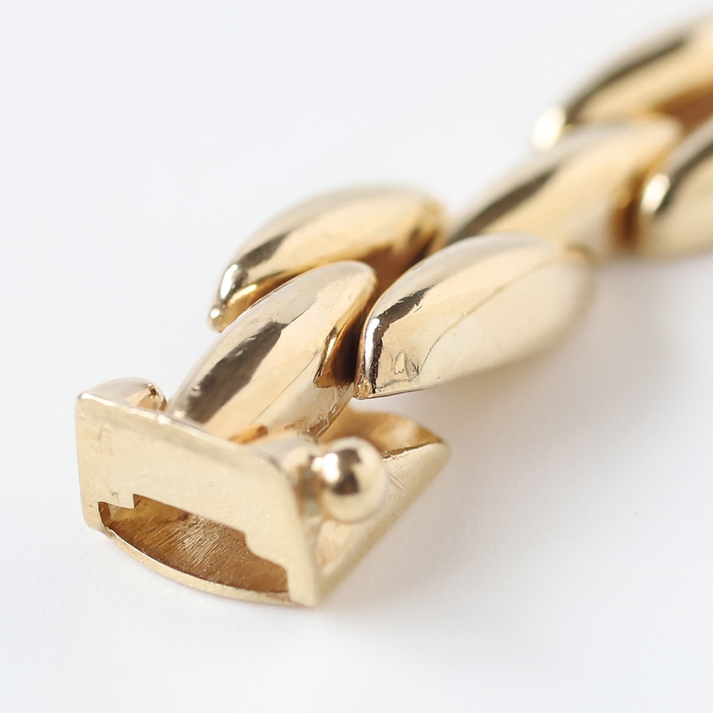 【1980s】TIFFANY&Co. 14K Gold Marquise Link Bracelet