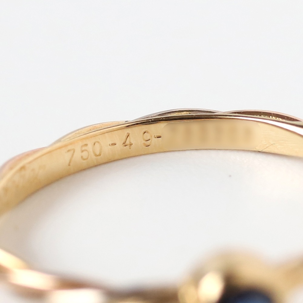 【1990s】Cartier Twisted Sapphire Ring