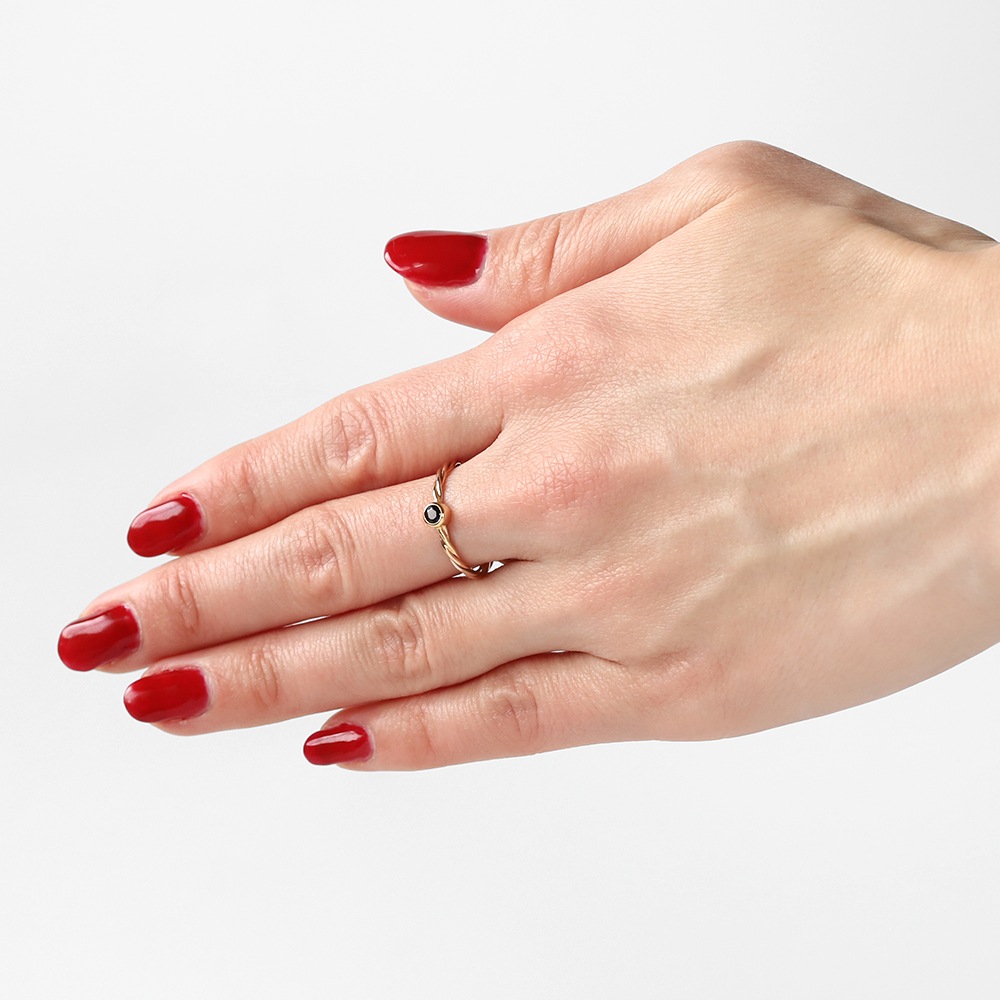 【1990s】Cartier Twisted Sapphire Ring