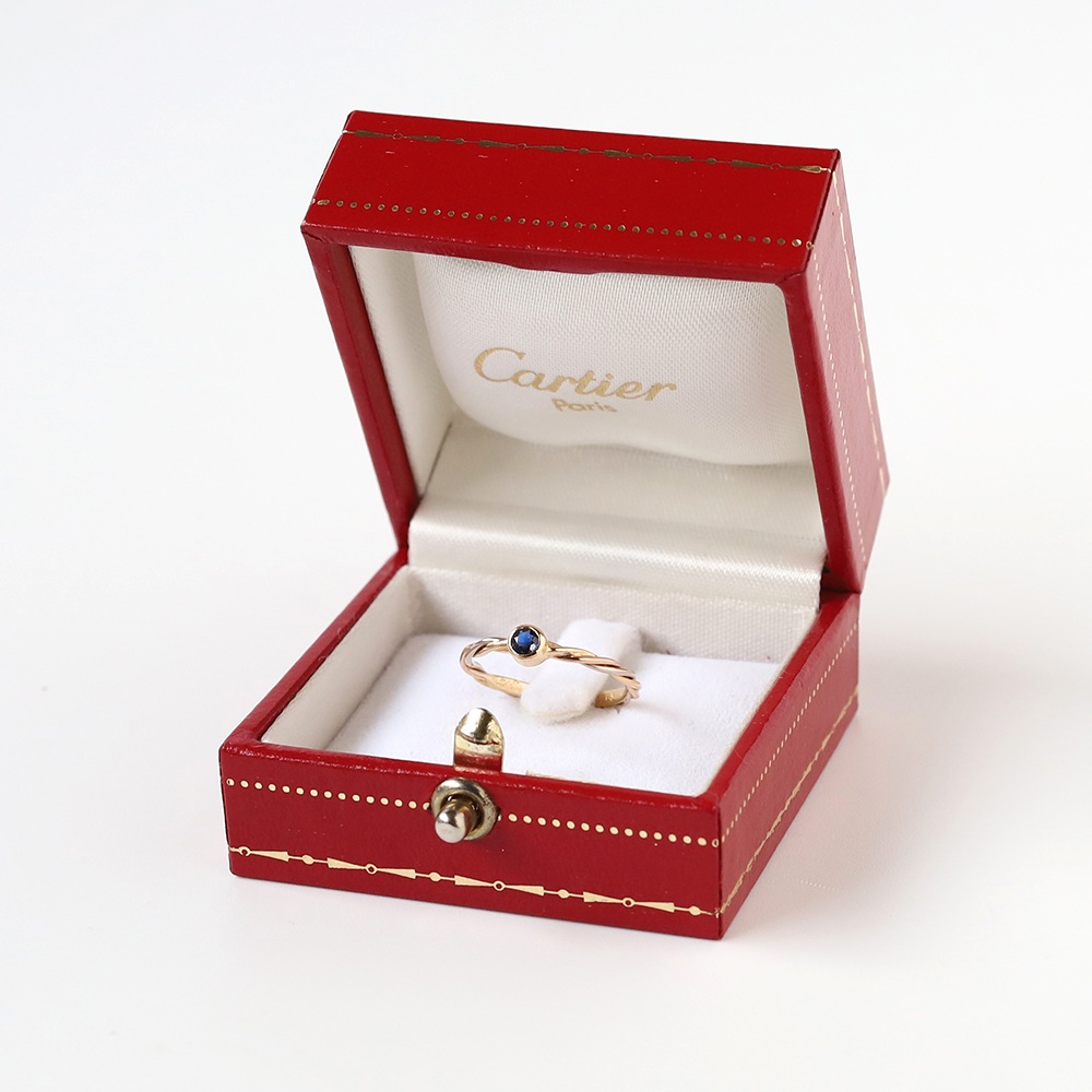 【1990s】Cartier Twisted Sapphire Ring