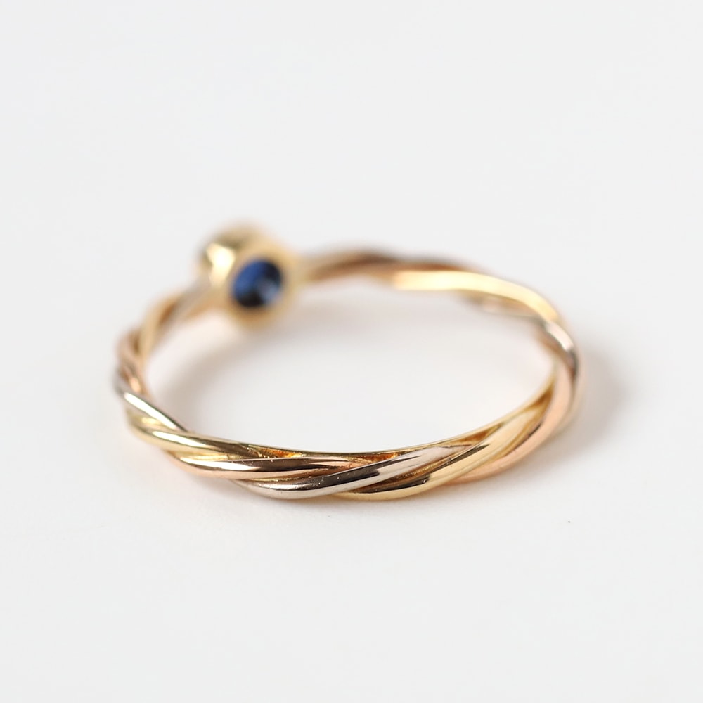 【1990s】Cartier Twisted Sapphire Ring