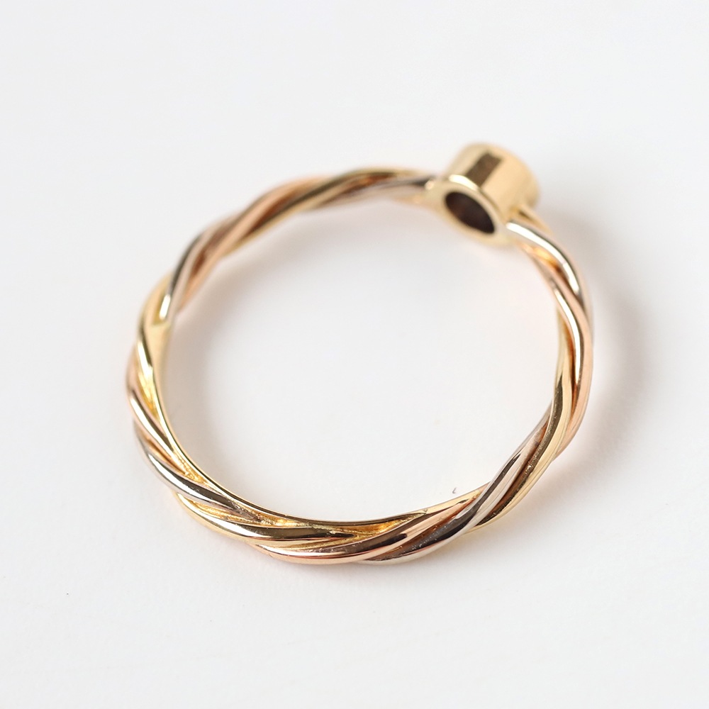 【1990s】Cartier Twisted Sapphire Ring