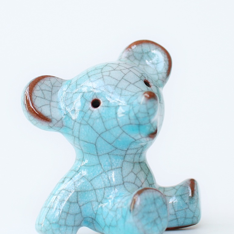 ★大人気★ウォルターボッセ Walter Bosse くま マジョリカ焼き 美品 ウィーンの工芸家デザイナー Walter Bosse（ウォルター