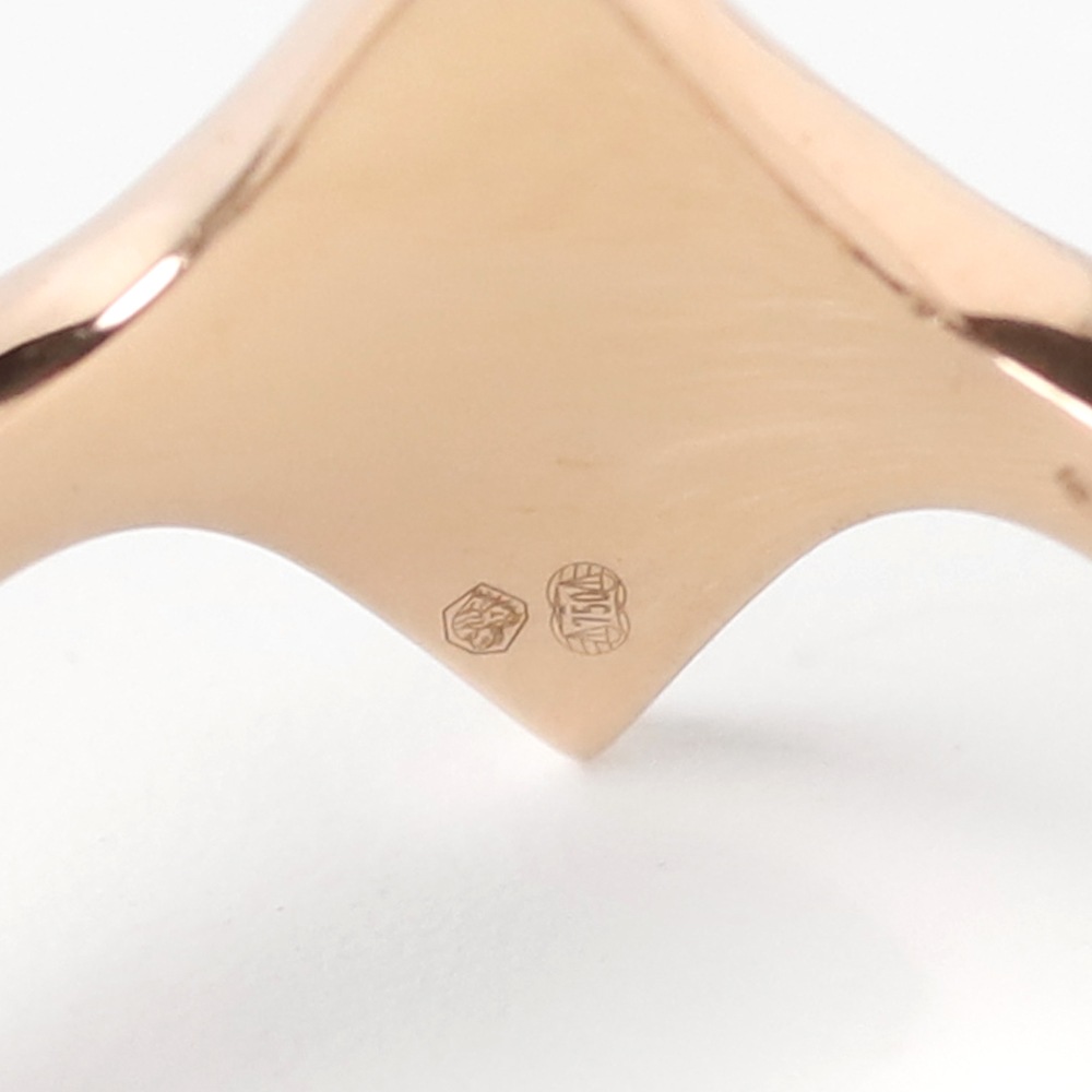 【OLD】HERMES Gambade H Ring 18k PG