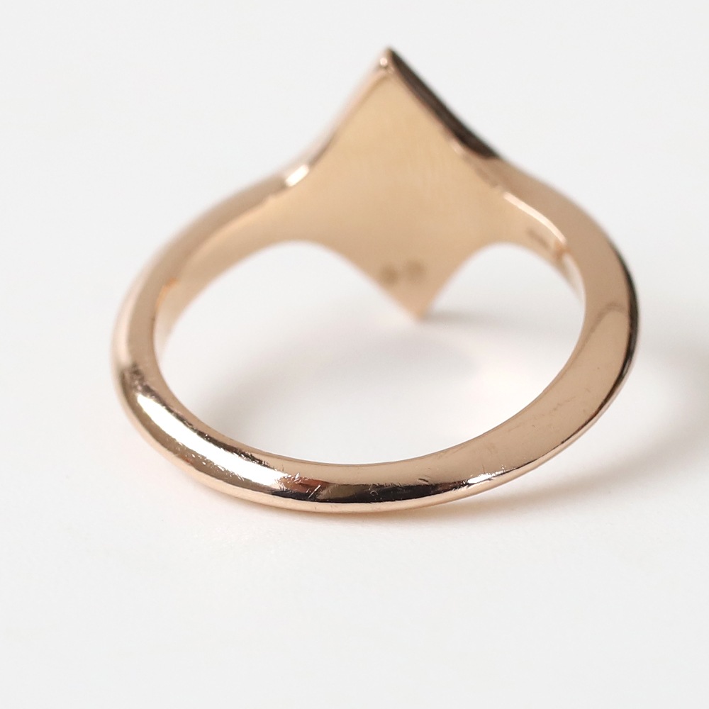 【OLD】HERMES Gambade H Ring 18k PG