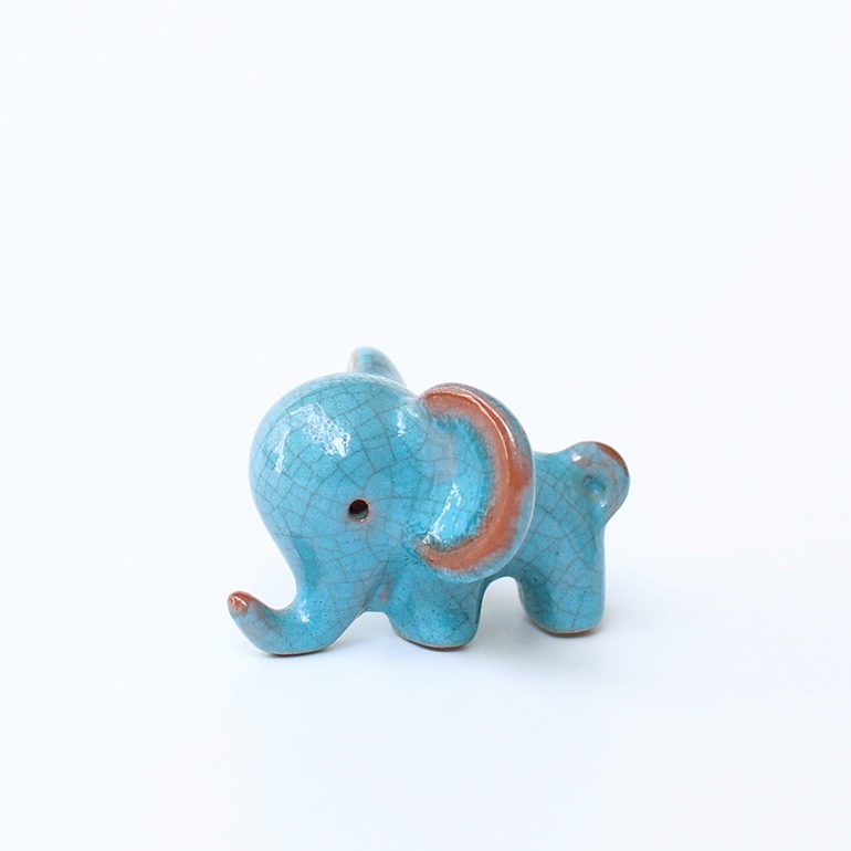 【VINTAGE】Walter Bosse Majolica Elephant