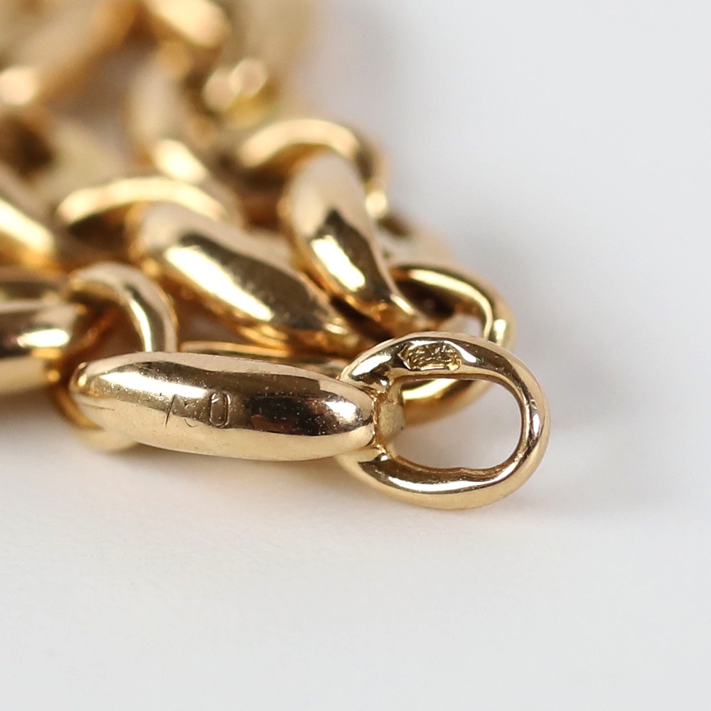 【VINTAGE】Cartier Marine Chain bracelet 18k YG
