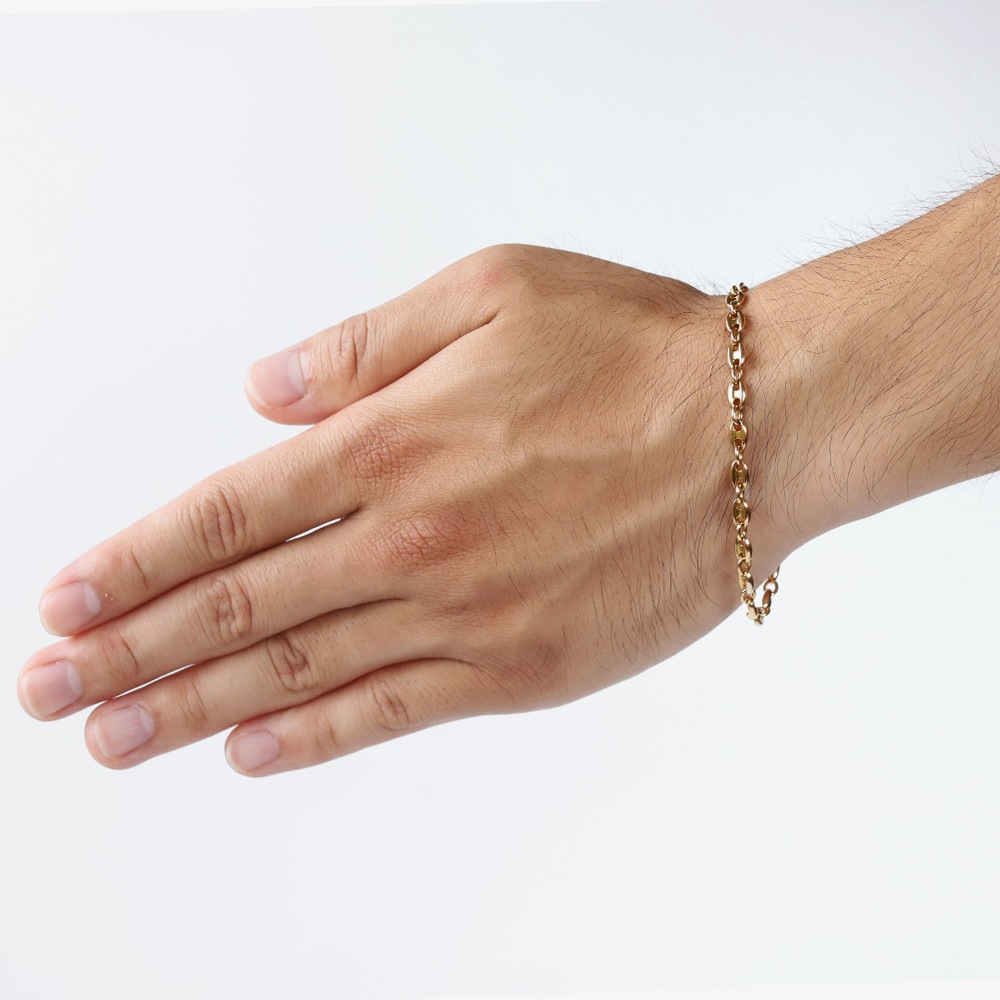 【VINTAGE】Cartier Marine Chain bracelet 18k YG