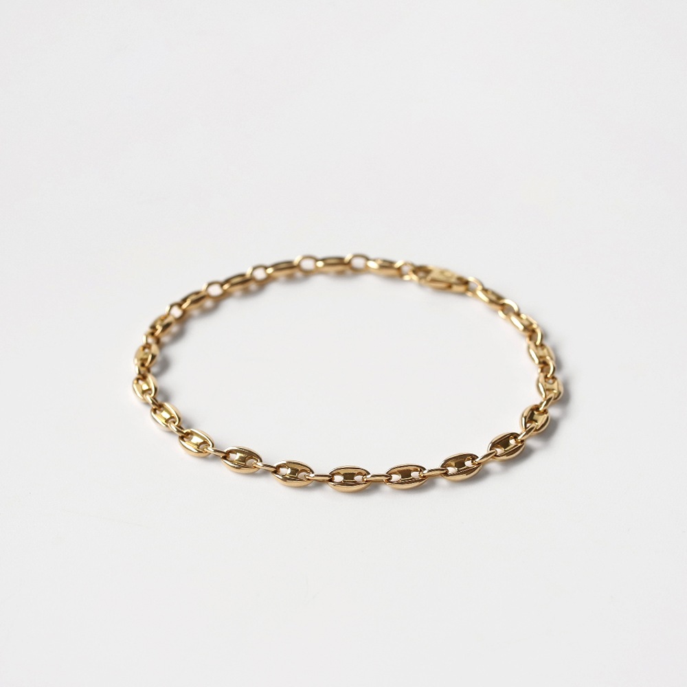 【VINTAGE】Cartier Marine Chain bracelet 18k YG