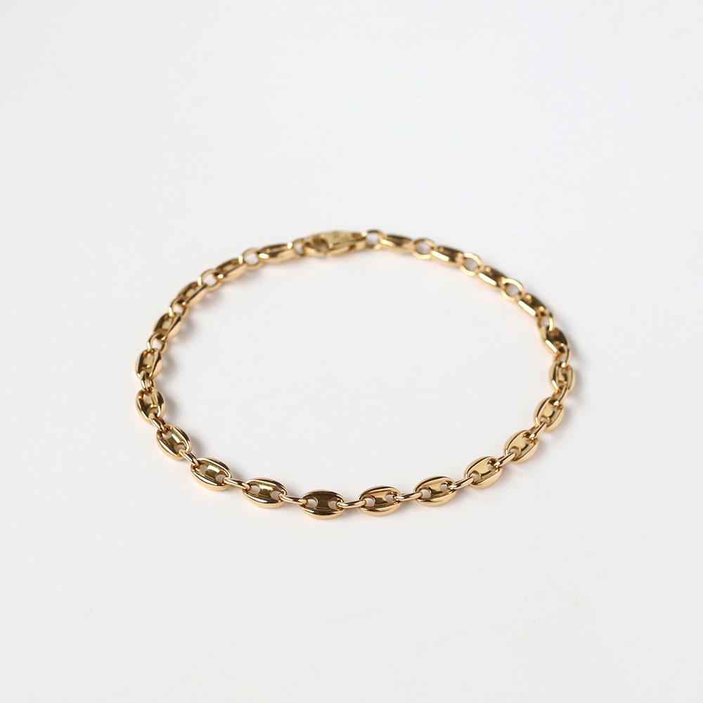 【VINTAGE】Cartier Marine Chain bracelet 18k YG