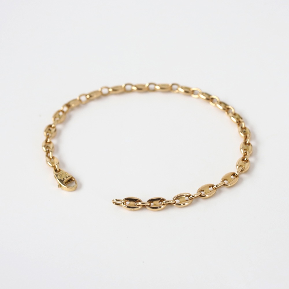 【VINTAGE】Cartier Marine Chain bracelet 18k YG