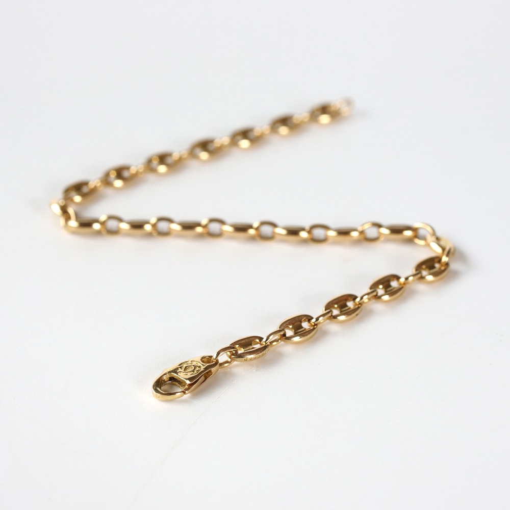 【VINTAGE】Cartier Marine Chain bracelet 18k YG