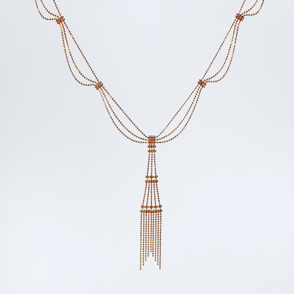 【2006】TIFFANY&Co. Fringe Tower Necklace