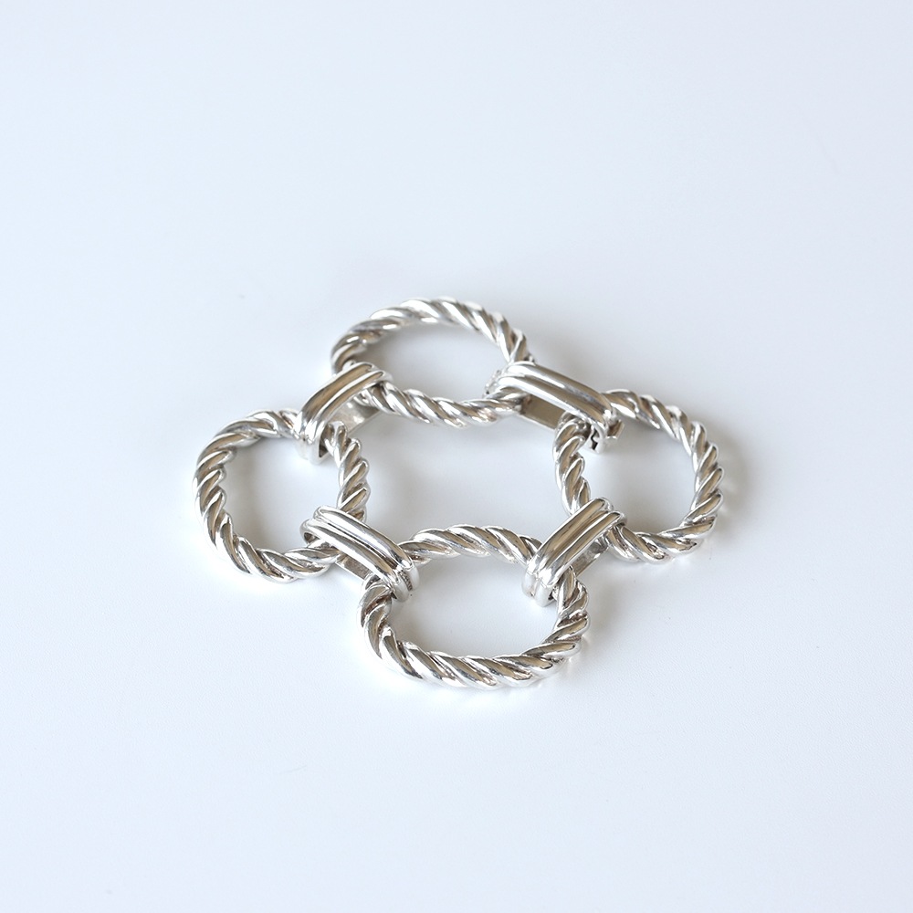 【1980s】TIFFANY&Co. Oval Link Bracelet Made in France