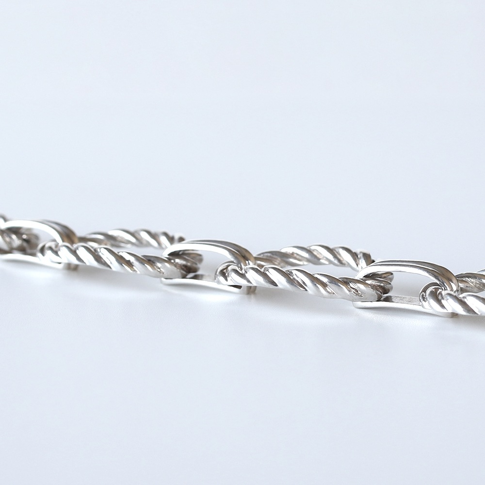 【1980s】TIFFANY&Co. Oval Link Bracelet Made in France