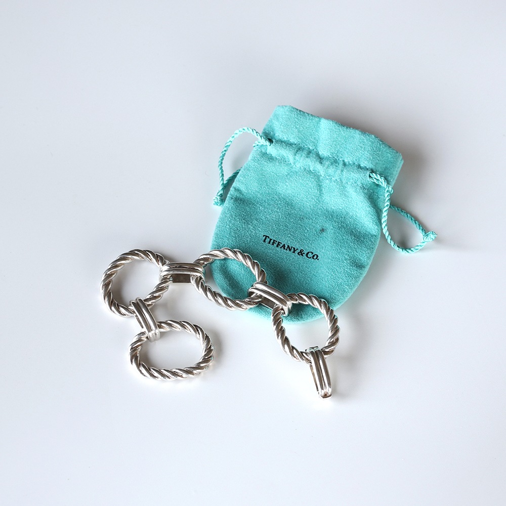 【1980s】TIFFANY&Co. Oval Link Bracelet Made in France