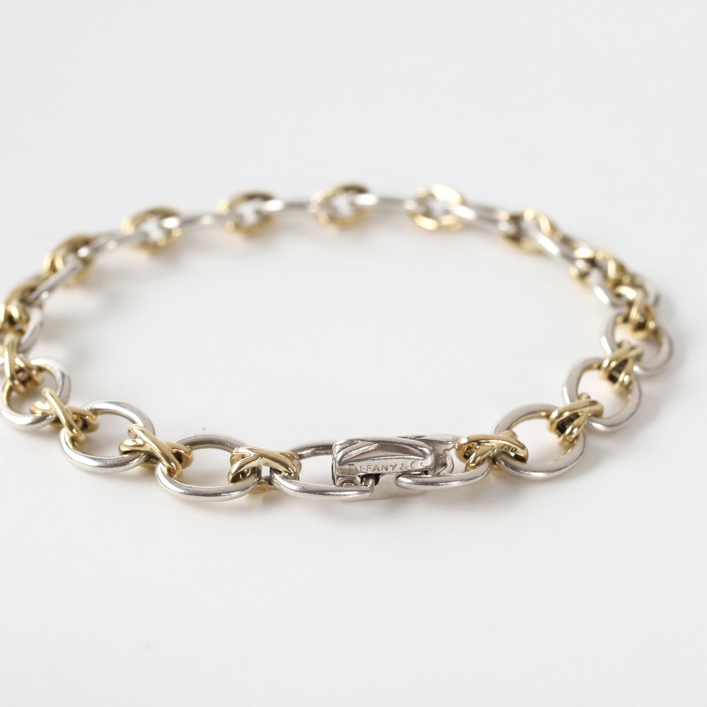 【VINATGE】TIFFANY&Co. Paloma Picasso Cross Link Bracelet