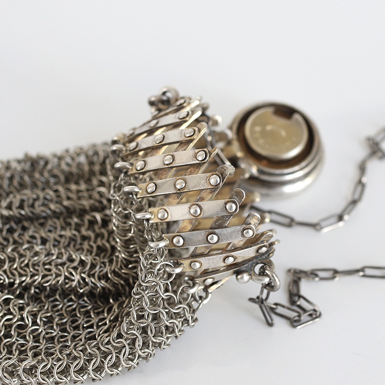 【1930s】French Silver Coin Purse