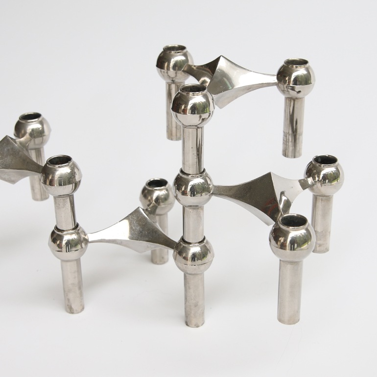 【1960s】BMF Nagel Candleholder Set