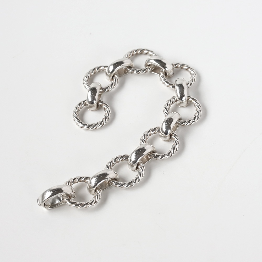 【1990s】TIFFANY&Co. Twist Round Link Bracelet