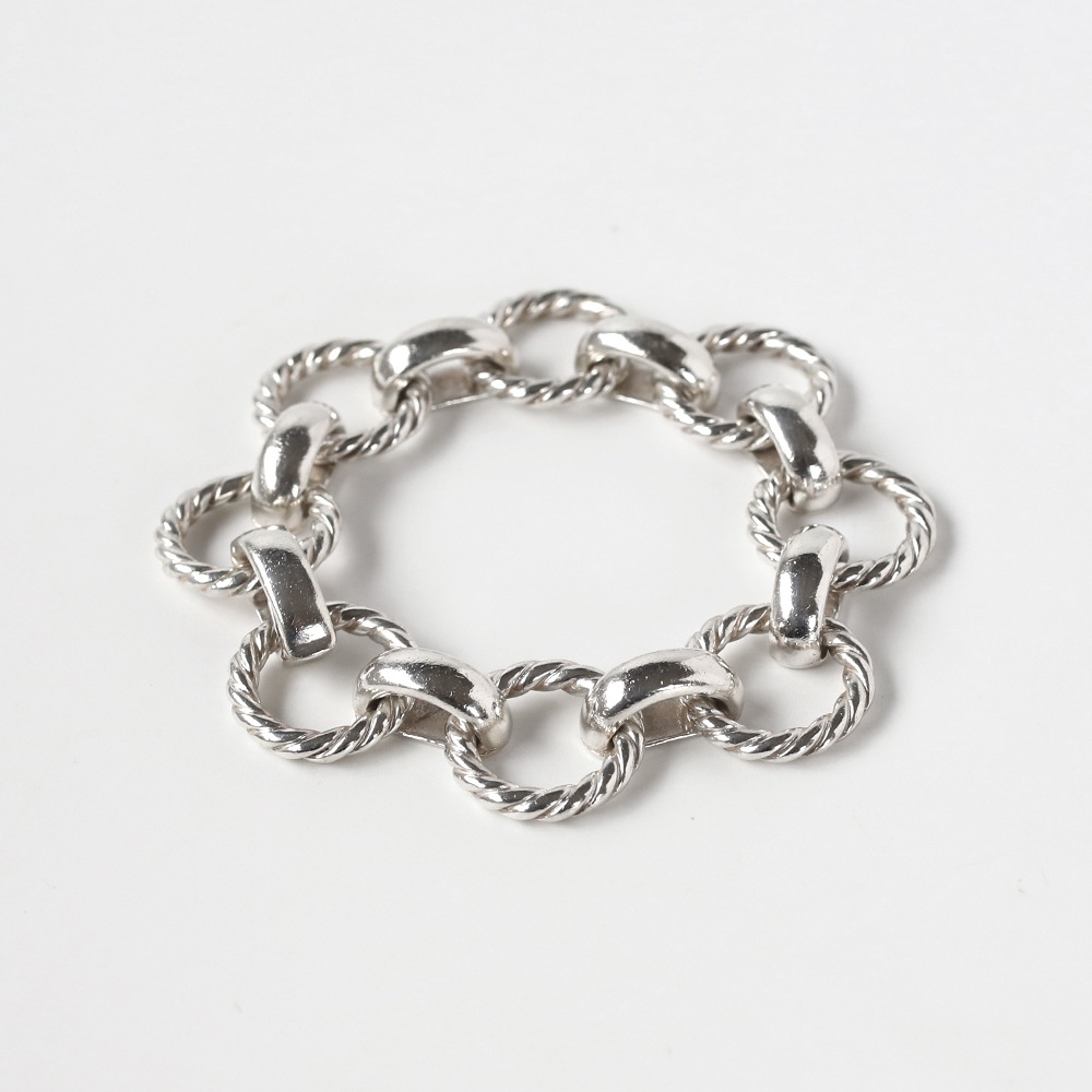 【1990s】TIFFANY&Co. Twist Round Link Bracelet