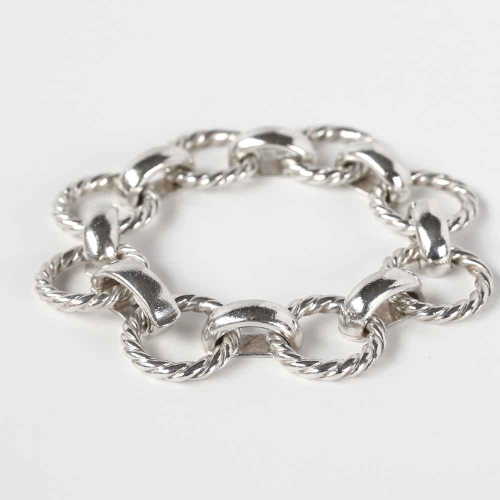 【1990s】TIFFANY&Co. Twist Round Link Bracelet
