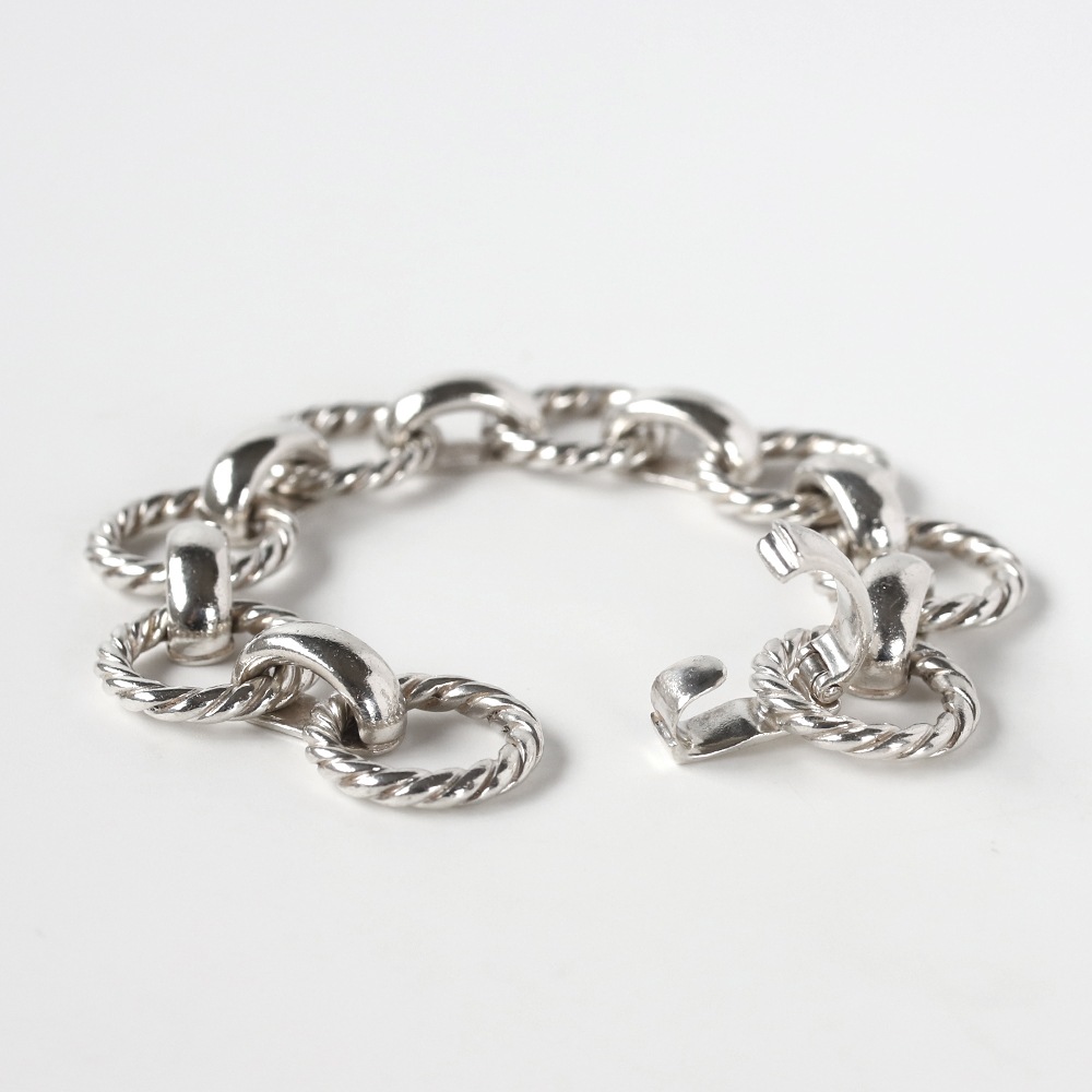 【1990s】TIFFANY&Co. Twist Round Link Bracelet