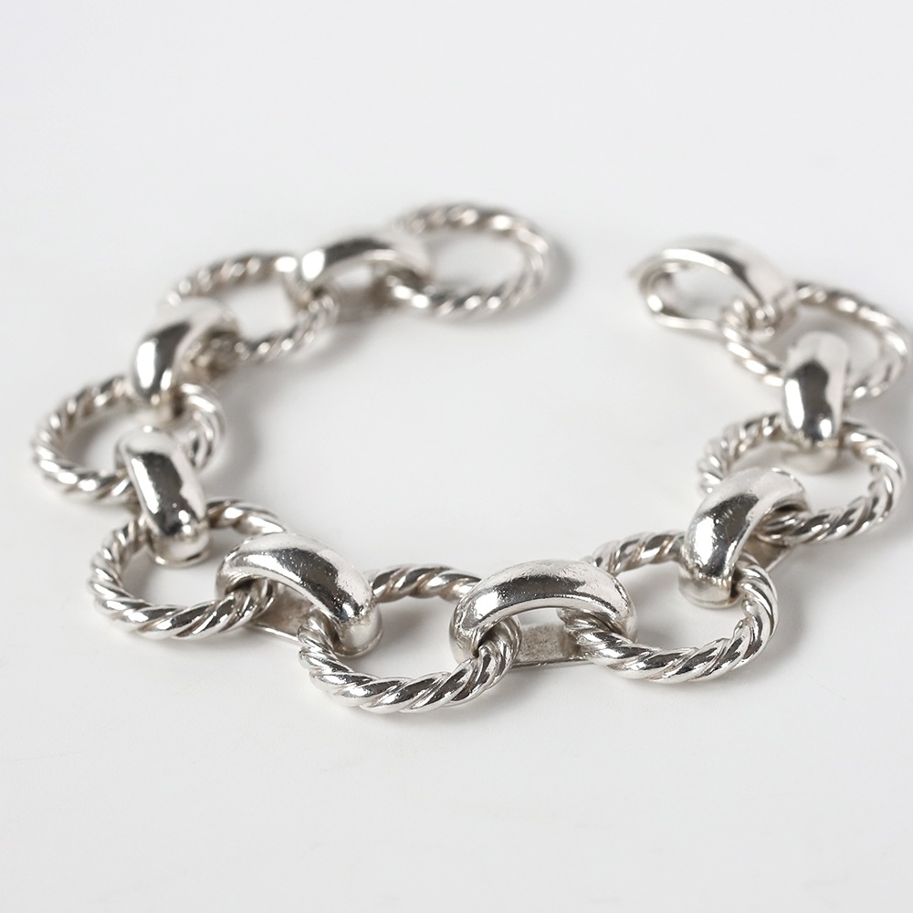 【1990s】TIFFANY&Co. Twist Round Link Bracelet