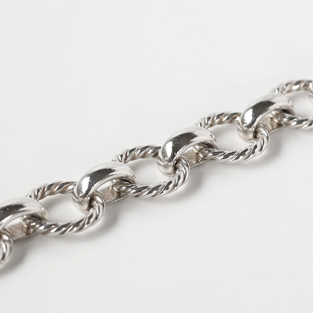 【1990s】TIFFANY&Co. Twist Round Link Bracelet