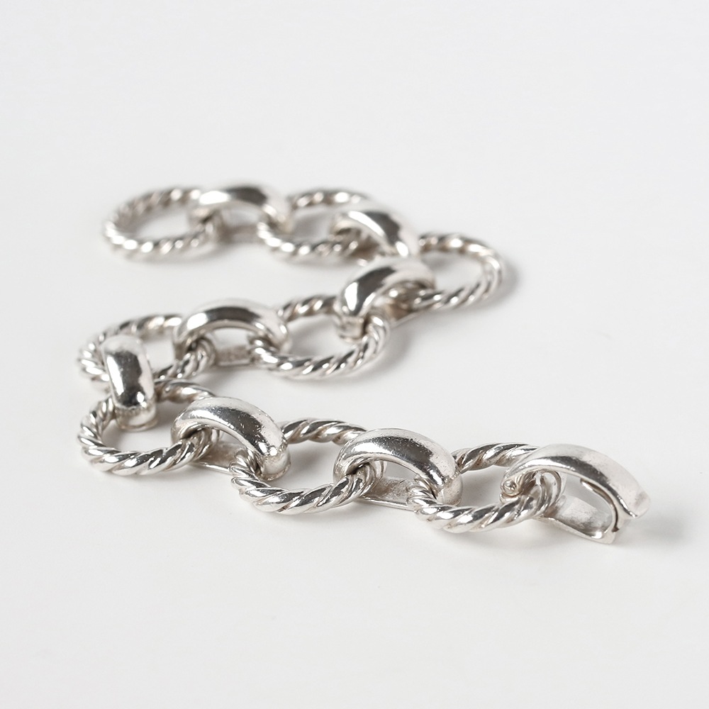 【1990s】TIFFANY&Co. Twist Round Link Bracelet