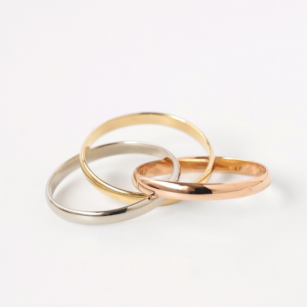 【VINTAGE】Cartier Trinity Ring 