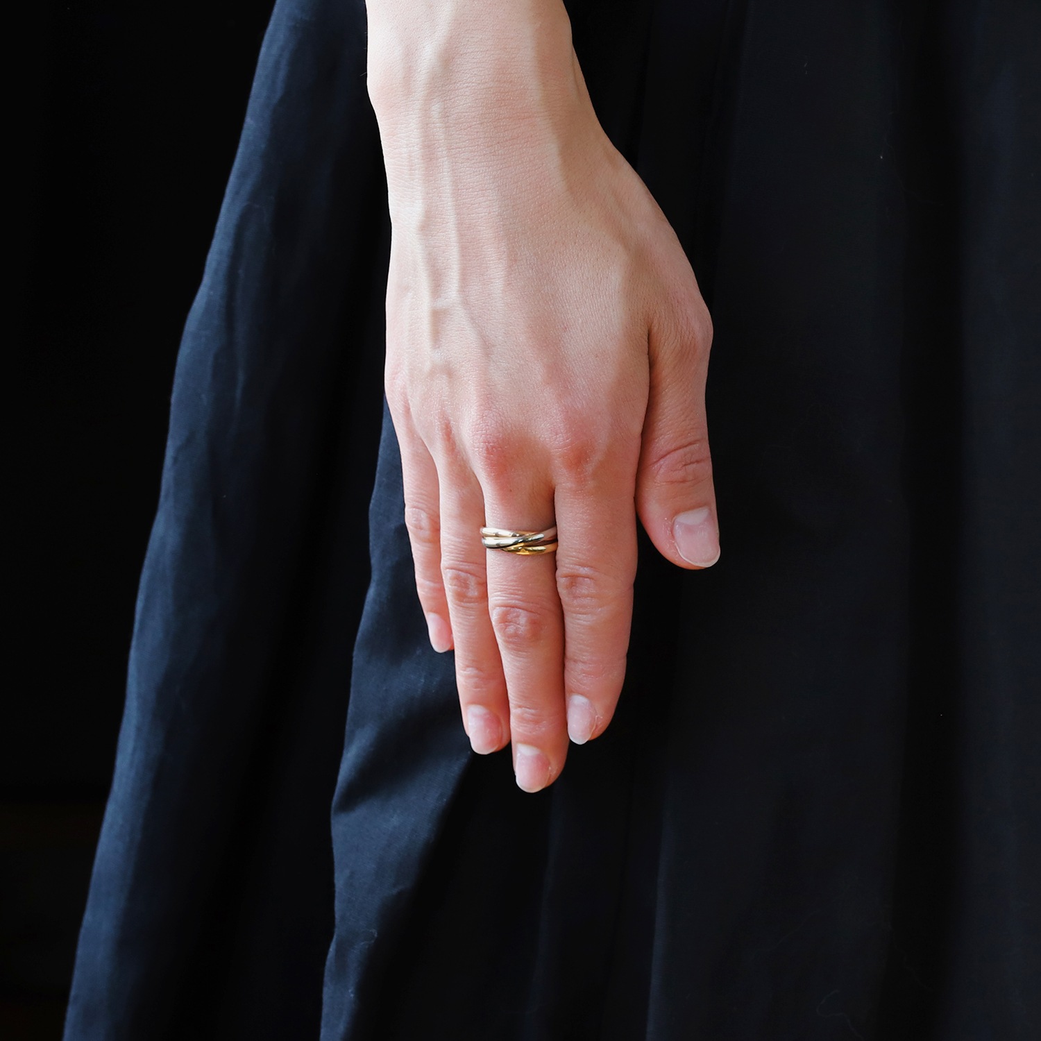 【VINTAGE】Cartier Trinity Ring 