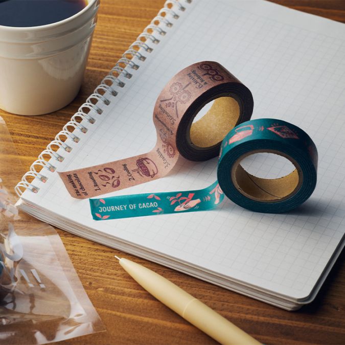 テープ・マスキングテープ kakao マスキングテープ mt 駄菓子 ココアシガレット 15mm×3m – ハウジー