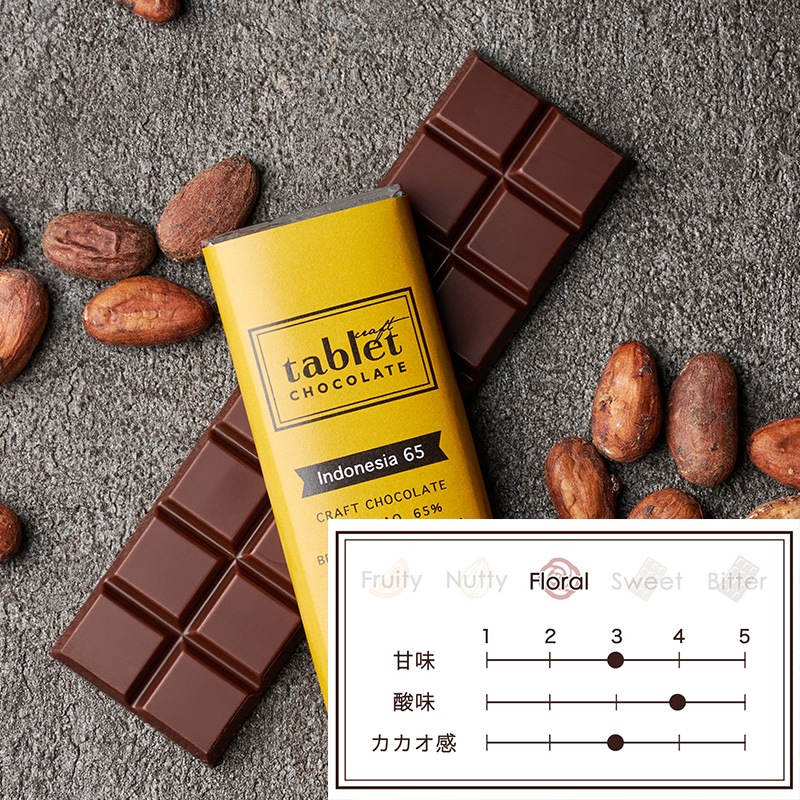 タブレットショコラ・インドネシア65 VANILLABEANS公式オンラインショップ